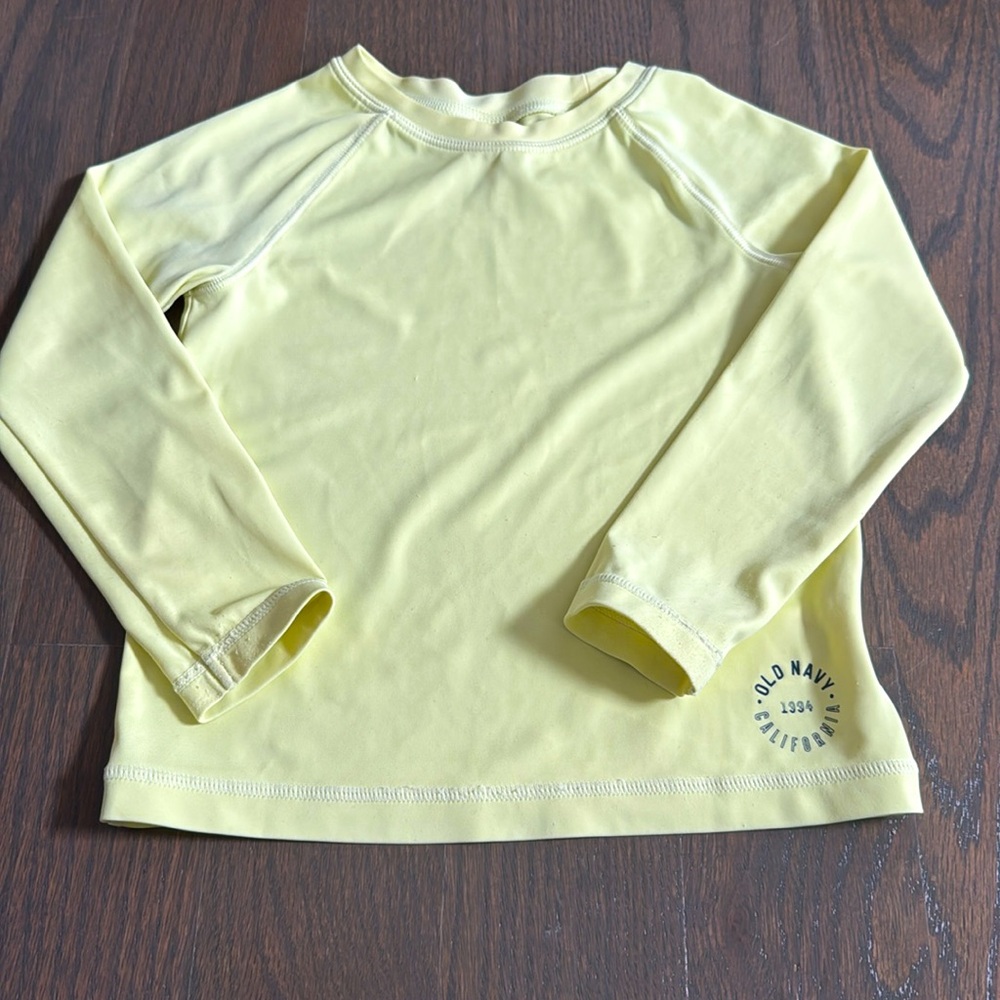 Yellow & Blue Logo-Graphic Rashguard - 2T - Picture 4 of 6